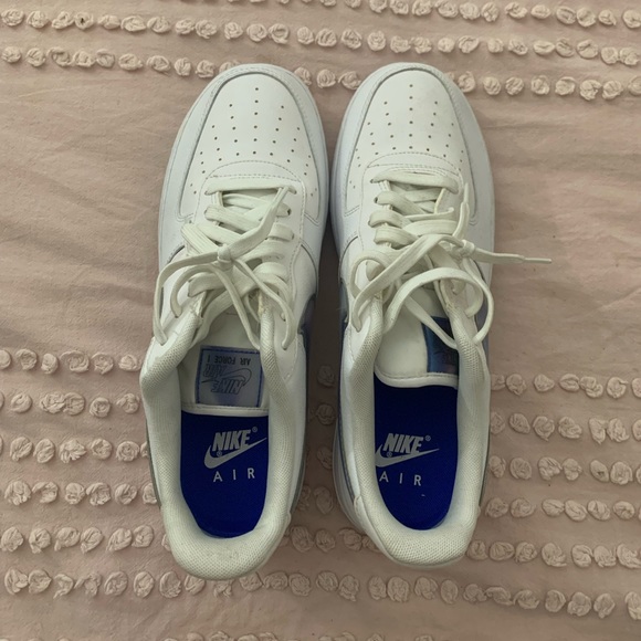 Nike Air Force 1 low oversized swoosh white racer blue - Picture 4 of 7